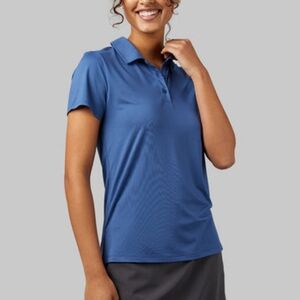 32 Degrees Womens Golf Polo Collared Short Sleeve Top True Navy Blue Small NWT
